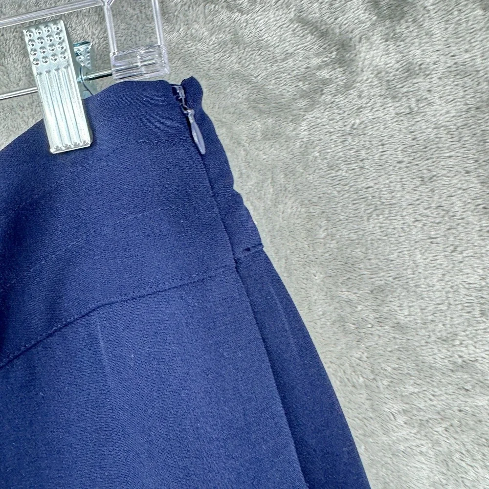 Cabi Pants  8 Curvy PR Trouser Boot Cut Career Classic Navy‎ Blue 117 Minimalist